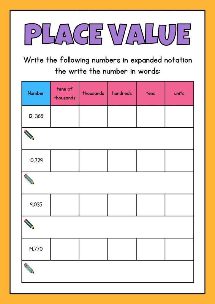 Customize 84 Place Value Worksheets Templates Online Canva