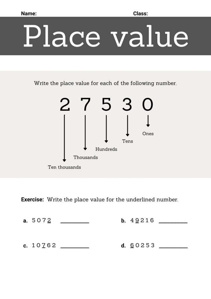 Customize 84 Place Value Worksheets Templates Online Canva