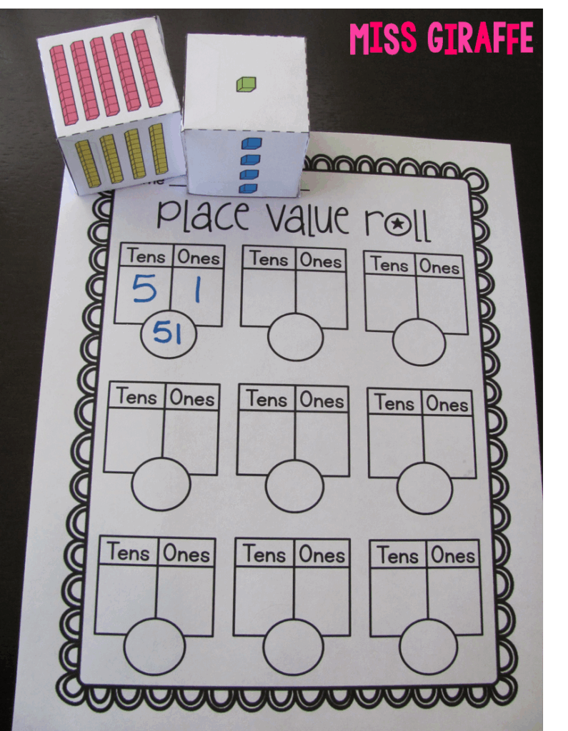 Miss Giraffe s Class Place Value In First Grade