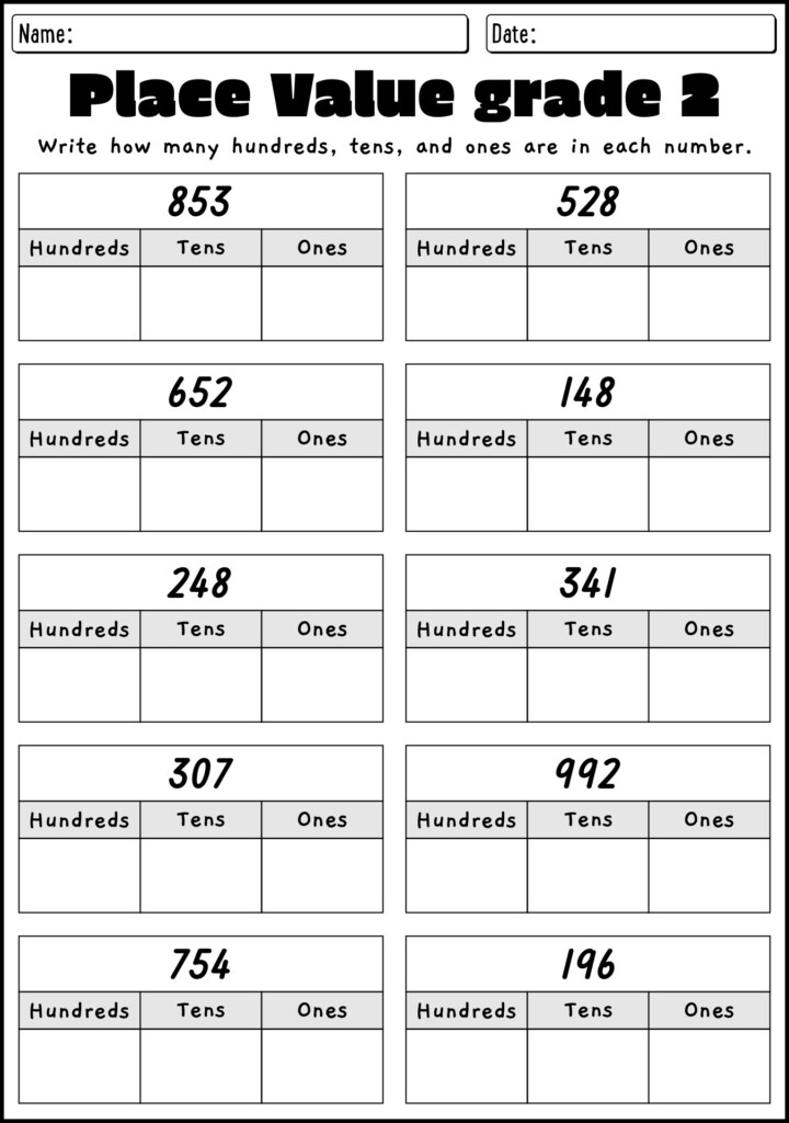12 Comparing Place Value Worksheets Free PDF At Worksheeto