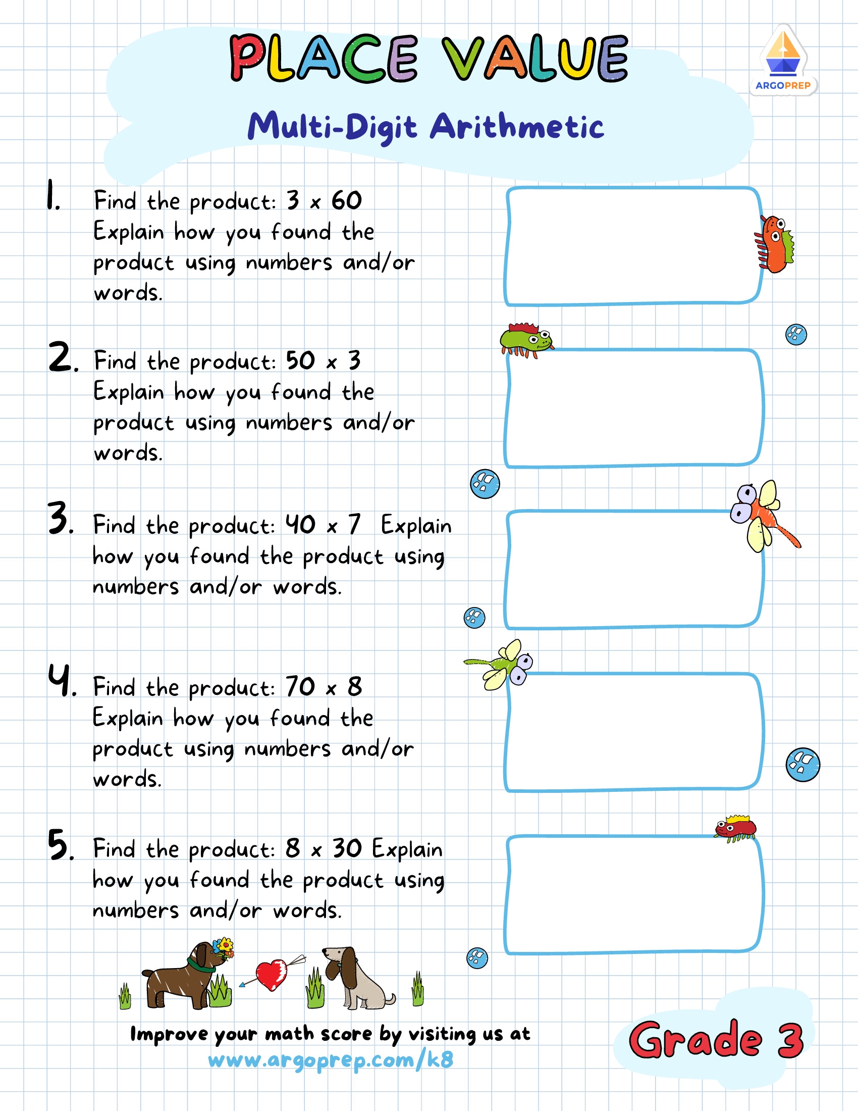 3rd Grade Sight Words Place Value Worksheets For Free ArgoPrep