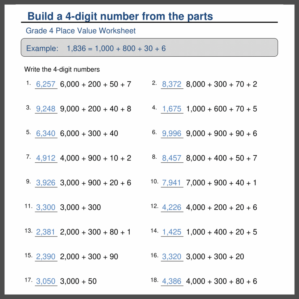 4th Grade Place Value Rounding Worksheets Made By Teachers 4th Grade Place Value Rounding Worksheets Made By Teachers