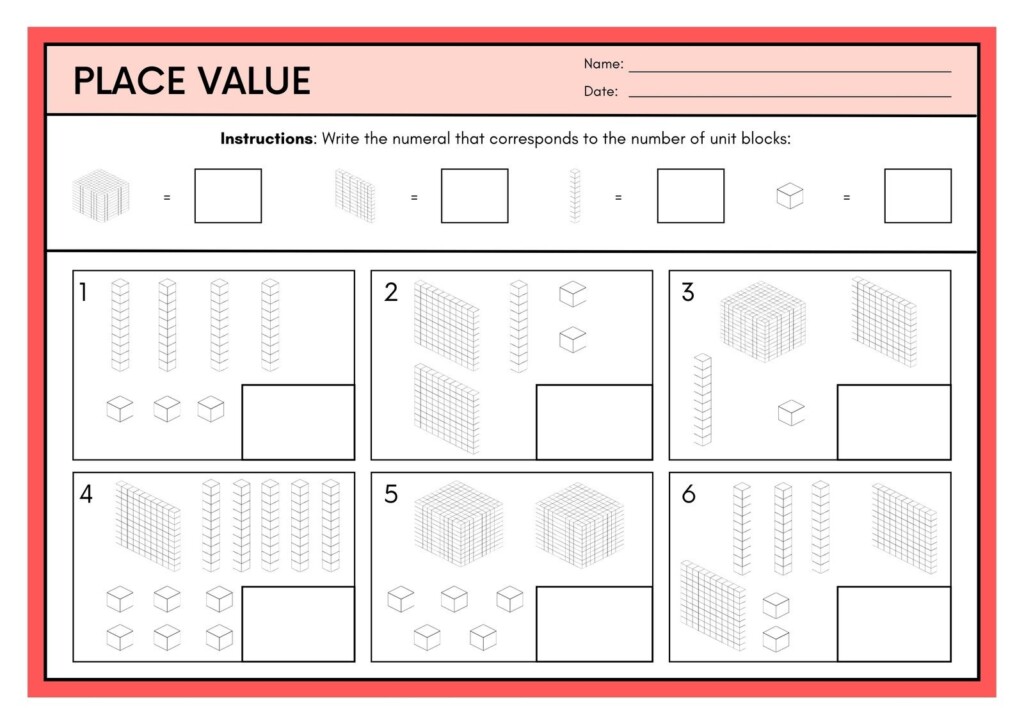Customize 20 4th Grade Math Worksheets Templates Online Canva
