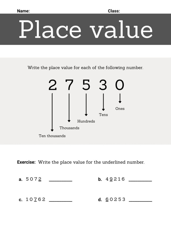 Customize 84 Place Value Worksheets Templates Online Canva