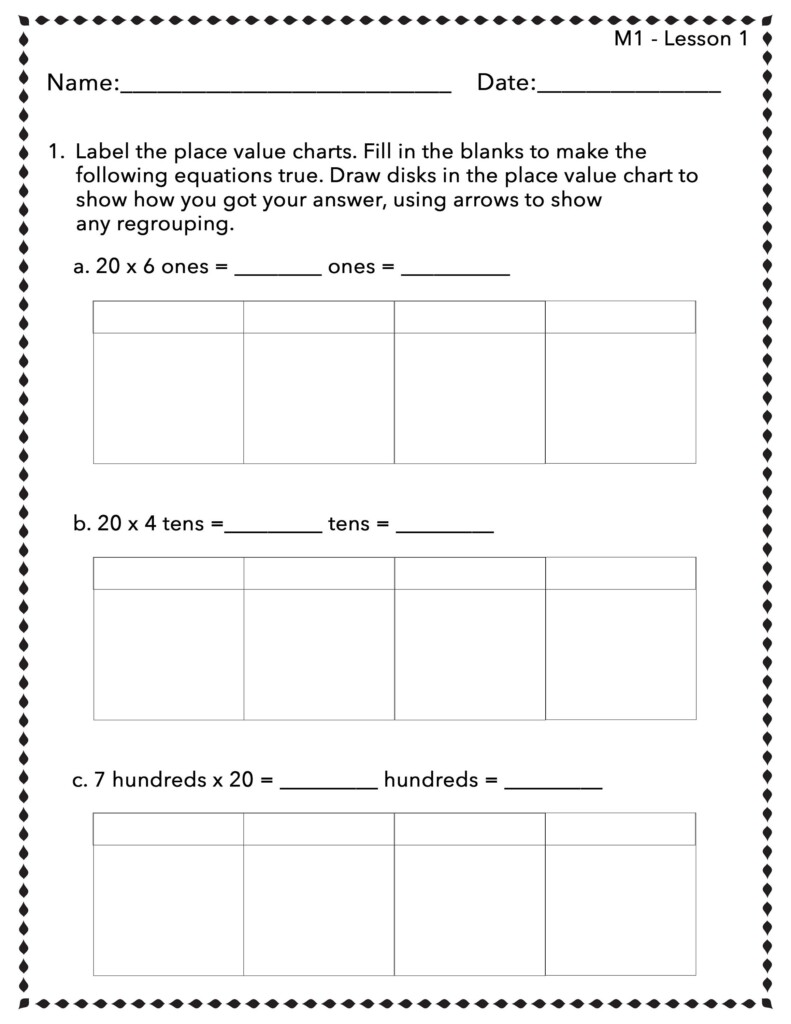 Eureka Math Engage NY Extra Worksheets For 2nd Grade BUNDLE all Modules Etsy