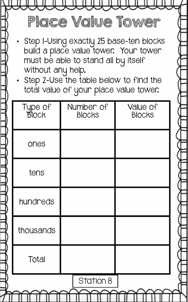 Hands On Place Value Ashleigh s Education Journey