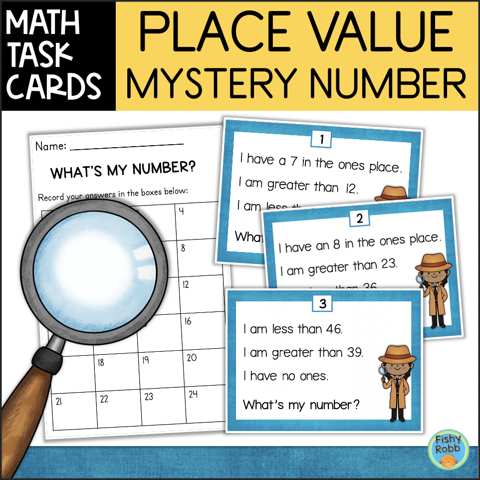 Mystery Number Riddles Guess My Number Task Cards Made By Teachers
