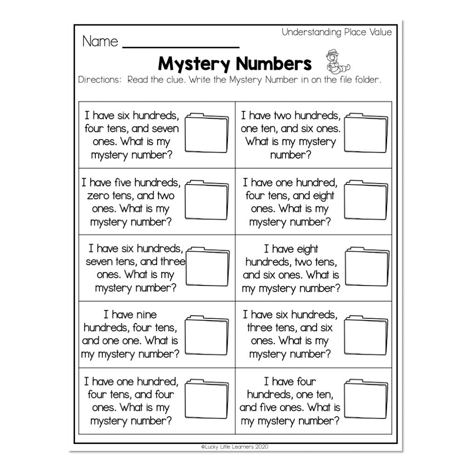 Mystery Numbers Education World