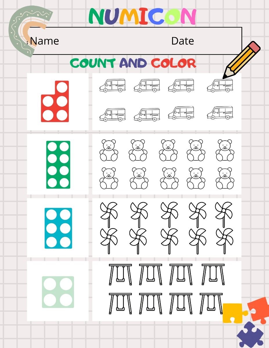 Numicon Worksheet