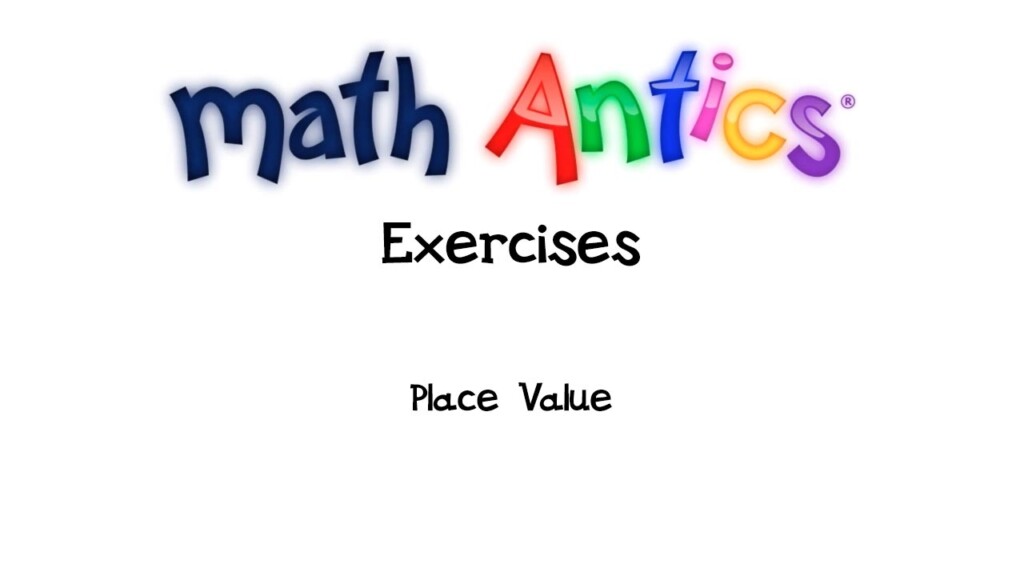Place Value Exercises Video