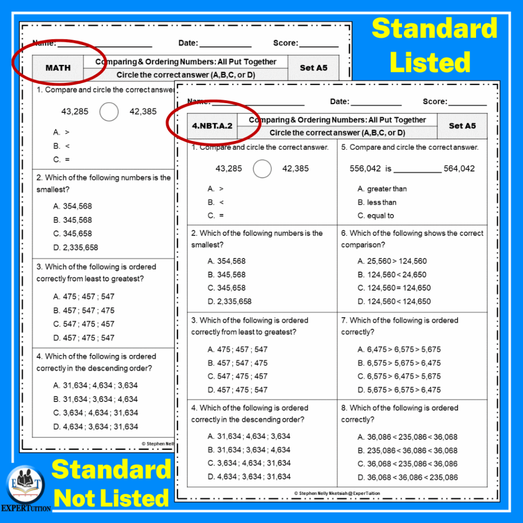 Place Value Number Forms Compare Order Round Numbers Worksheets Bundle Made By Teachers Place Value Number Forms Compare Order Round Numbers Worksheets Bundle Made By Teachers