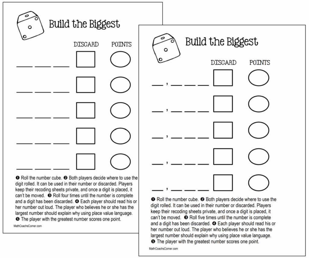 Place Value Reading Large Numbers Math Coach s Corner