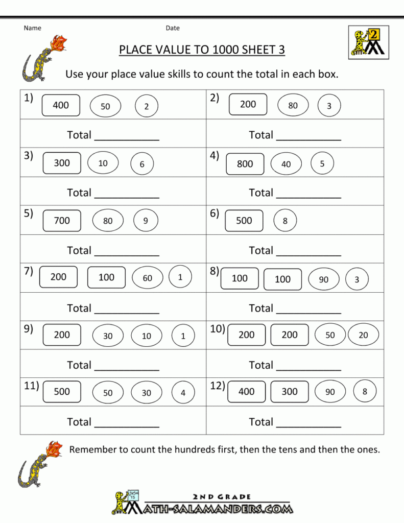 Place Value To 1000