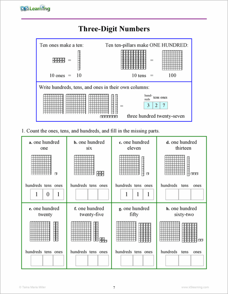 Place Value Workbook For Grade 2 K5 Bookstore