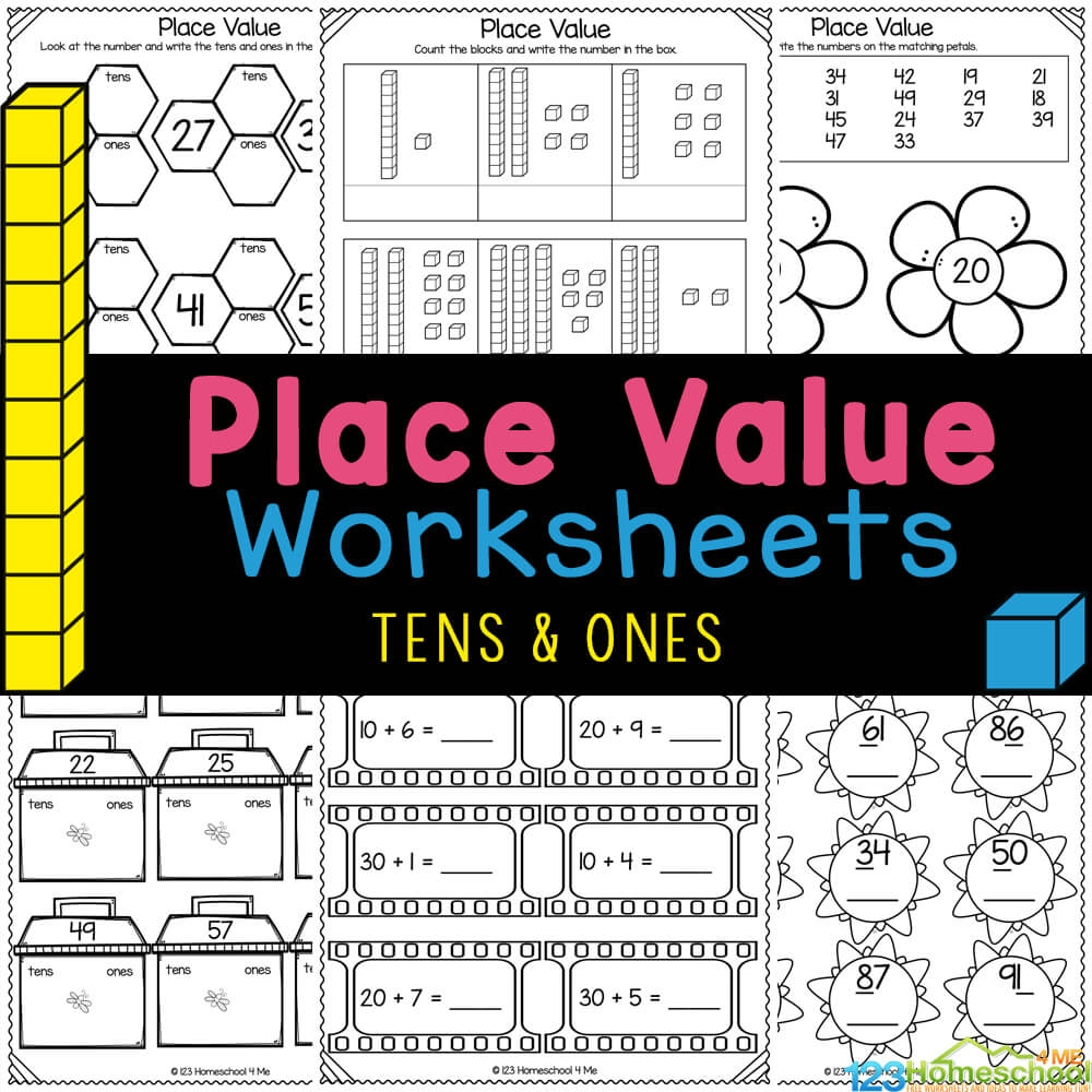 Place Value Worksheets 123 Homeschool 4 Me Place Value Worksheets 123 Homeschool 4 Me