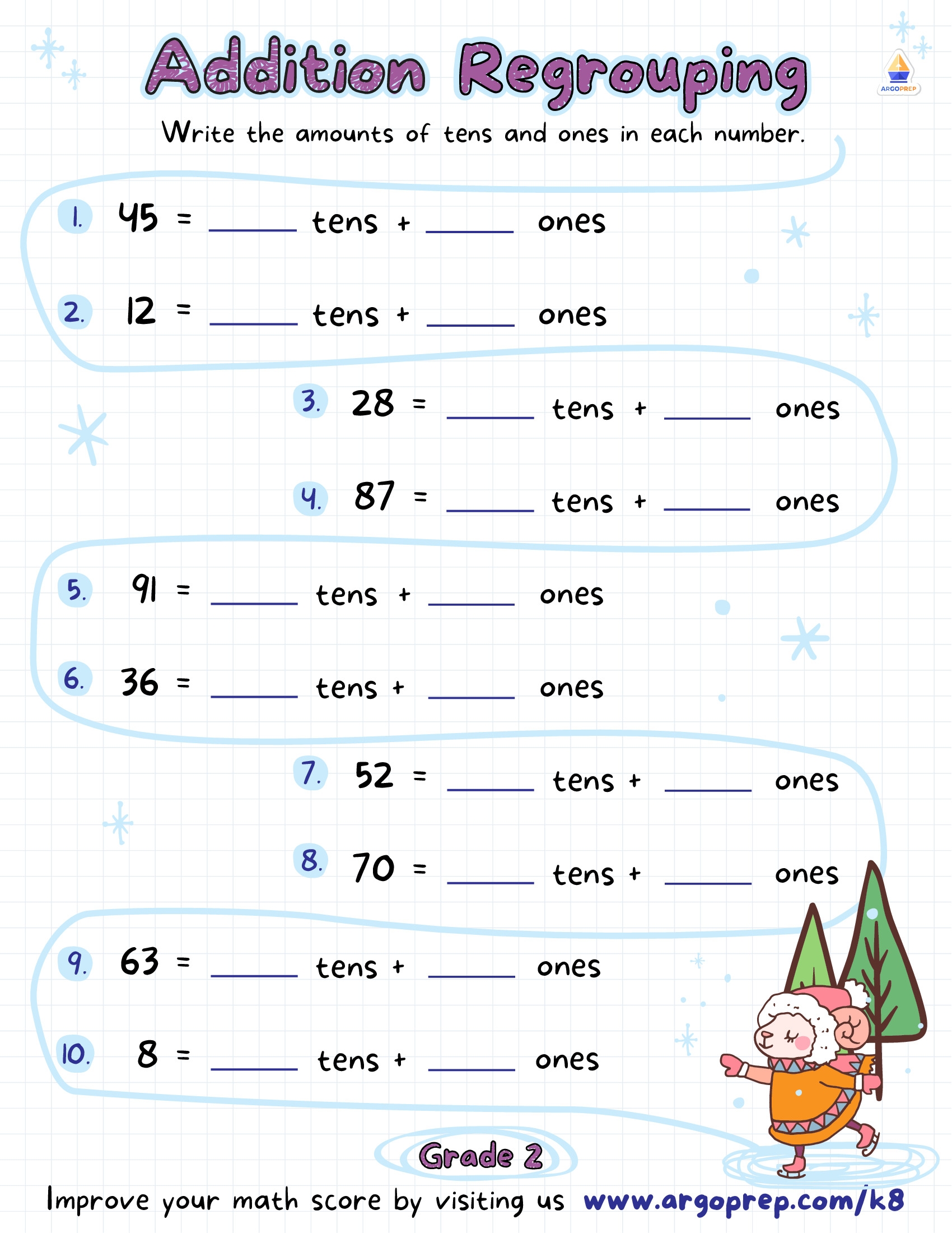 Renaming Numbers 2nd Grade Worksheets ArgoPrep